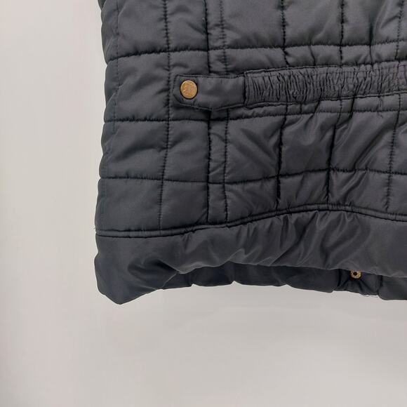 Vtg Makaveli Branded Black Vest Black Puff Size 3X Distroyed - Picture 11 of 16